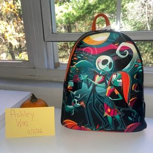 RARE Nightmare Before Christmas Loungefly Mini Backpack